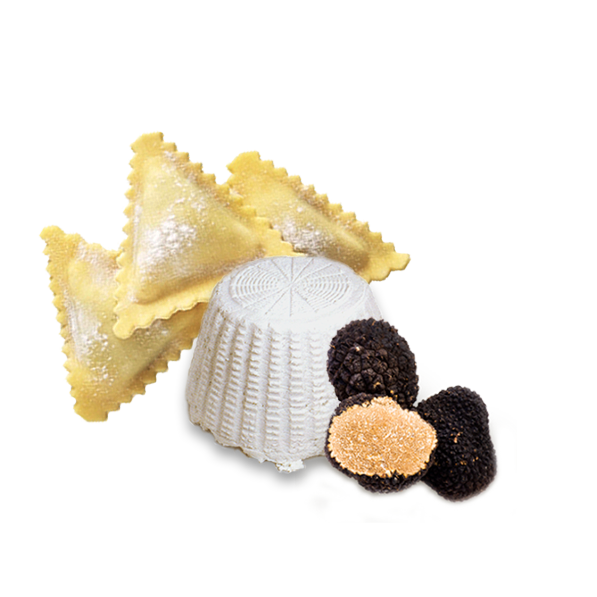 Triangle Ravioli Black Truffle & Ricotta Cheese 5 KG