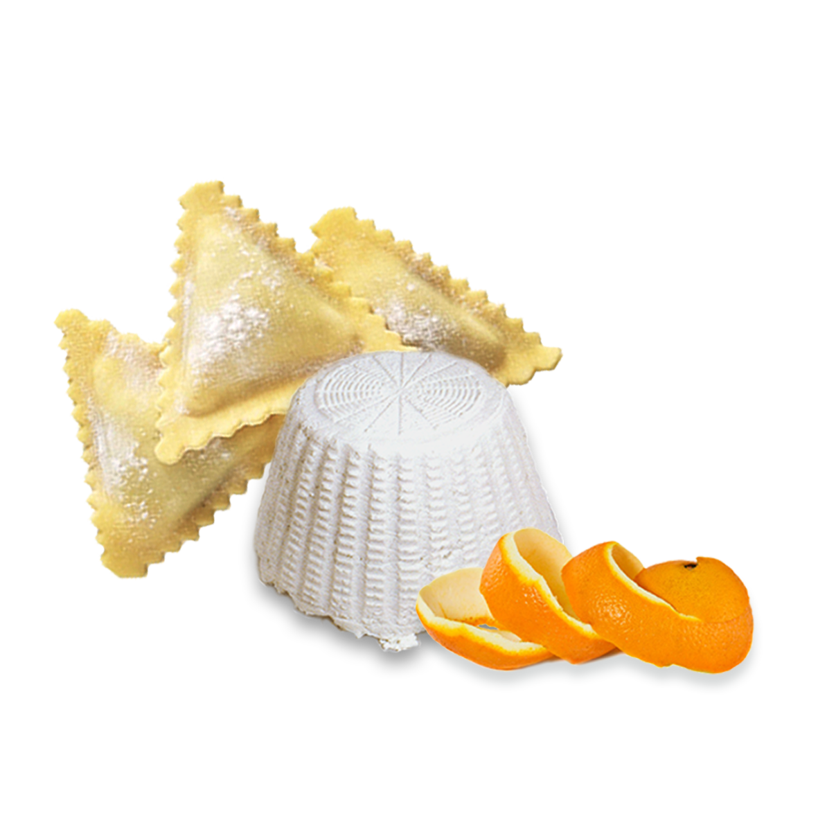 Triangle Ravioli Orange Zest & Ricotta Cheese 5 KG
