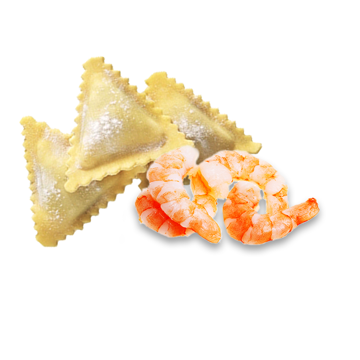 Triangle Ravioli Shrimps 500 gr