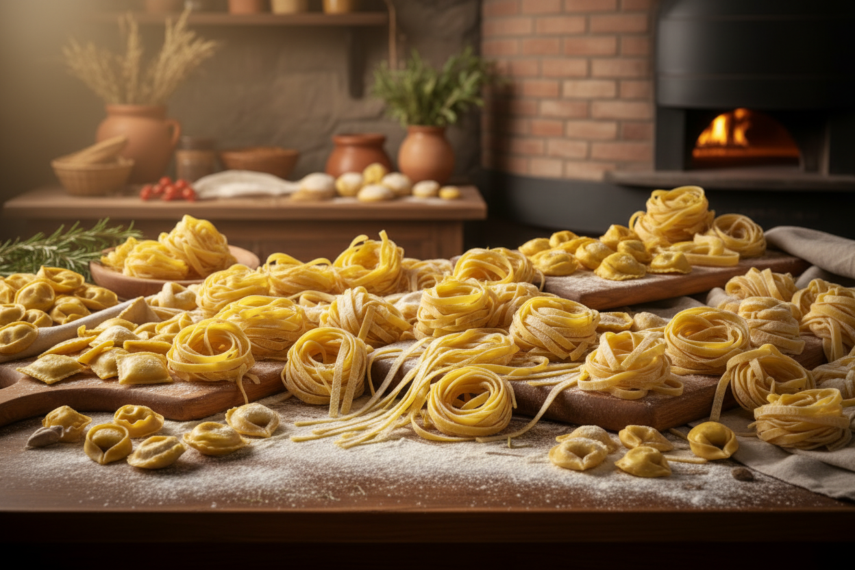 Pasta fresca rigenerata