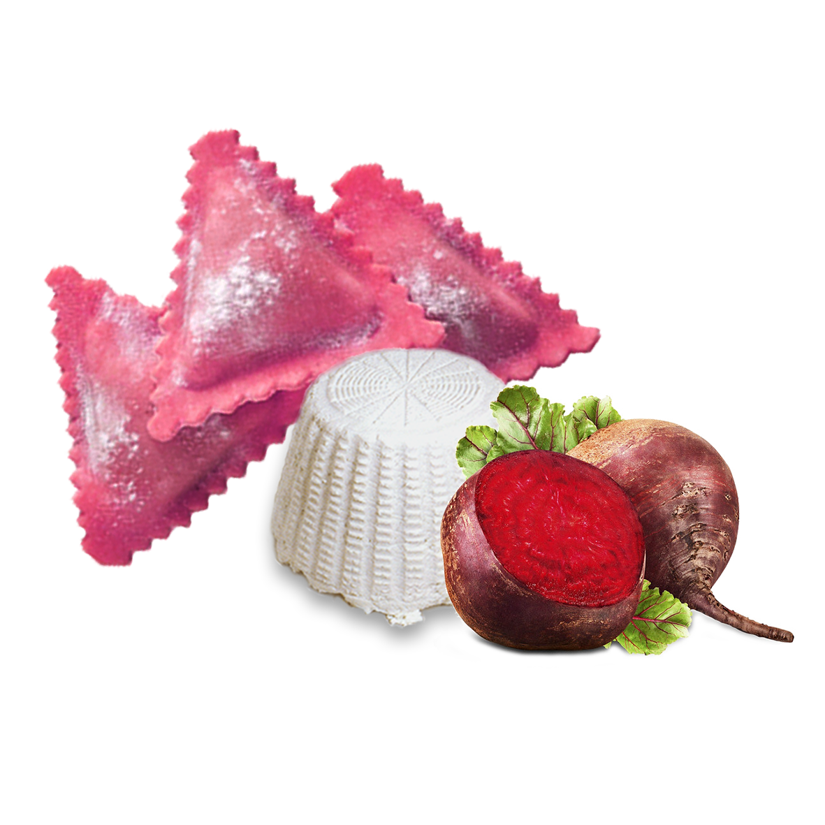 Purple Triangle Ravioli Beetroot & Ricotta Cheese 5 KG