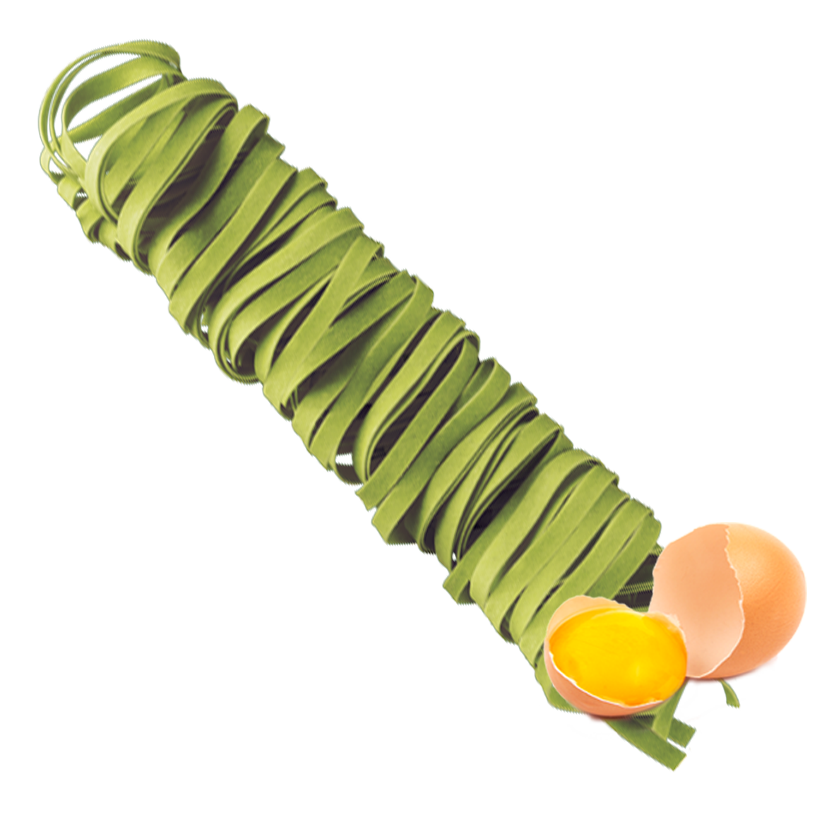 Green Fettuccine (with Eggs) 1 KG