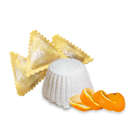 Triangle Ravioli Orange Zest & Ricotta Cheese 500 Gr